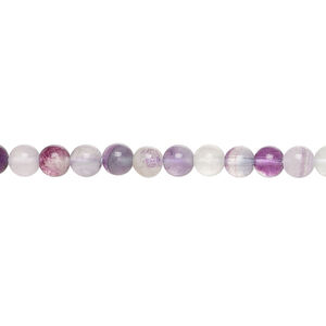 Rainbow fluorite 1pkg1, round bead natural 15.5-16 inch 4mm