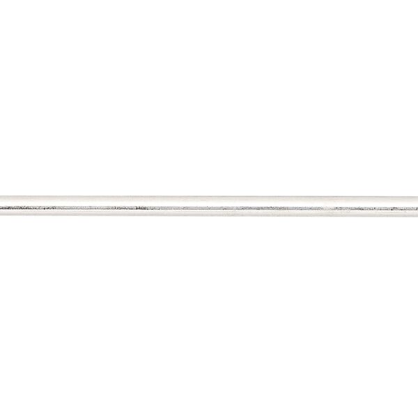 Wire, sterling silver, dead-soft, 2x1mm oval, 18 gauge. Sold per 1-foot pkg. image number 0
