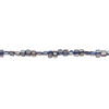 Mother-of-pearl shell 1pkg1, triangle tube bead 15 inch denim blue 7x6mm-14x8mm image number 1