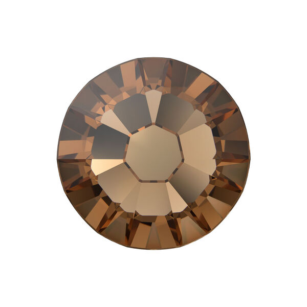 Flat back 1pkg1440 light smoked topaz foil back, Swarovski® ReCreated™, 2.1-2.3mm rose round SS7 2058 image number 0