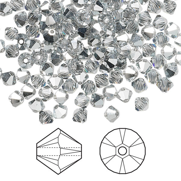 Bead 144pk crystal CAL, Crystal Passions® 4mm bicone 5328 image number 0