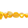 Mother-of-pearl shell 1pkg1, top-drilled chip bead, 30 inch orange-yellow small to extra-large image number 0