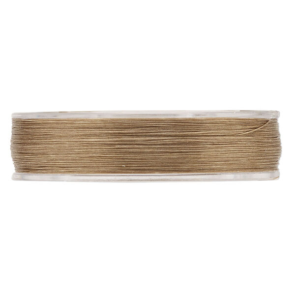 Thread, One-G™, nylon, pkg/250 yards, sand ash, size 0. image number 1
