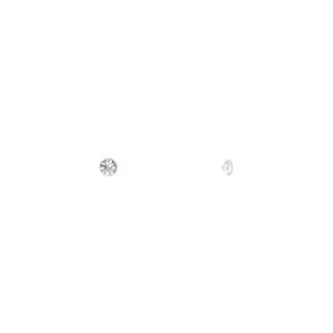 White topaz 1pkg6, hand-cut faceted round gem natural 2mm