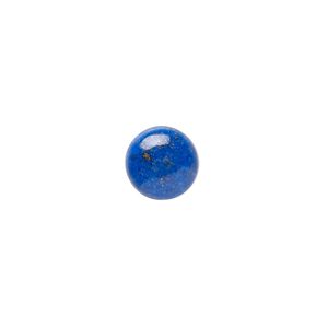 Lapis lazuli 1pkg4, calibrated round cab natural 10mm