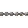 Picasso marble 1pkg1, puffed oval bead natural, 15 inch 30x22mm-30x24mm image number 1
