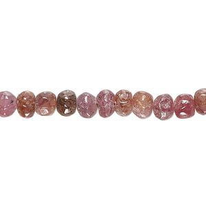 Multi-sapphire 1pkg1, hand-cut tumbled faceted rondelle bead natural 13 inch 5x3mm-7x6mm