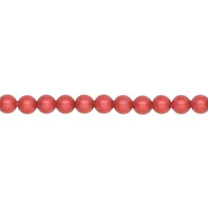 Pearl 500pk rouge, Swarovski® 4mm round 5810