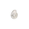 Bead 1pkg1 sterling silver, 21x12mm shell, electroformed JBB Findings image number 1