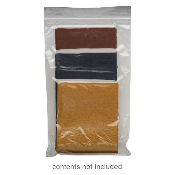Bag, Tite-Lip™, plastic, clear, 5x8-inch top zip. Sold per pkg of 1,000. image number 0