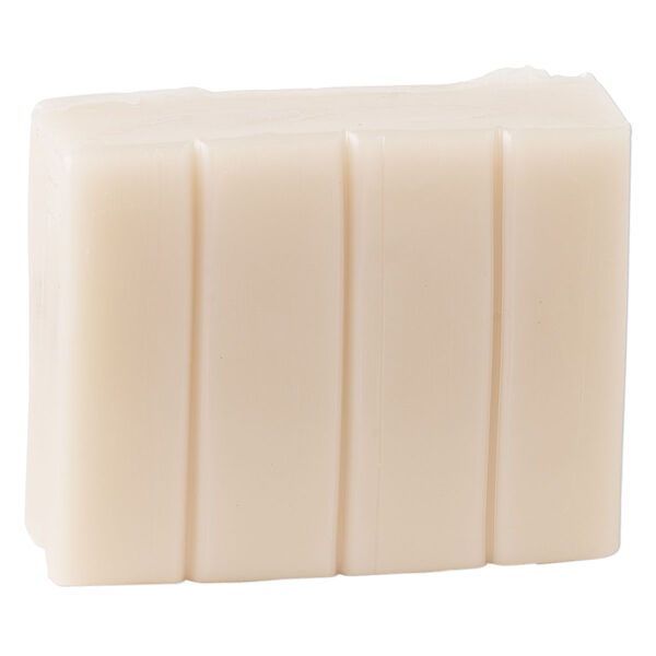 Polymer clay, Sculpey® PREMO, white translucent. Sold per 2-ounce bar. image number 0