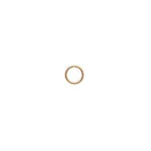 Jump ring, 14Kt gold, 5.5mm round, 4mm inside diameter, 20 gauge. Sold per pkg of 4.
