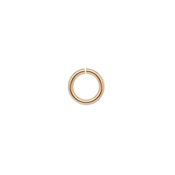 Jump ring, 14Kt gold-filled, 9mm round, 6.6mm inside diameter, 16 gauge. Sold per pkg of 10. image number 0