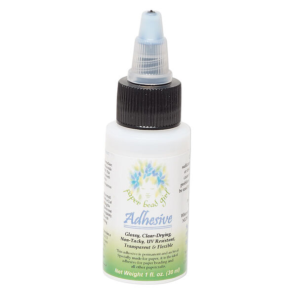 Adhesive, Paper Bead Girl Adhesive™, pkg/1-fluid-ounce bottle. image number 0