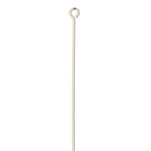 Eye pin, 14Kt gold-filled, 2 inches, 20 gauge. Sold per pkg of 2.