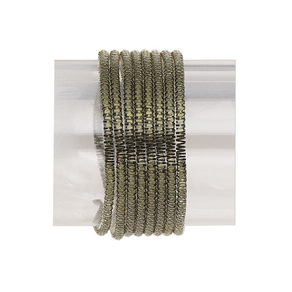 French wire, anodized copper, dark green, 1.5mm tube. Sold per 20-gram pkg. image number 0