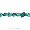 Turquoise / magnesite / resin 1pkg1, nugget bead 15 inch mini image number 2