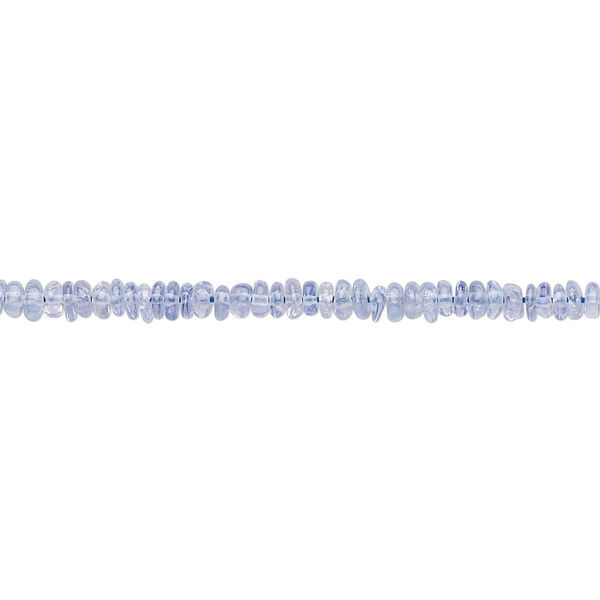 Bead, tanzanite (heated), 2x1mm-3x2mm hand-cut rondelle, A- grade, Mohs hardness 6 to 7. Sold per 12-inch strand. image number 0