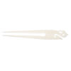 Hair stick, bone (bleached), pkg/1, 6 to 6-1/2 inches with fancy hook. image number 1