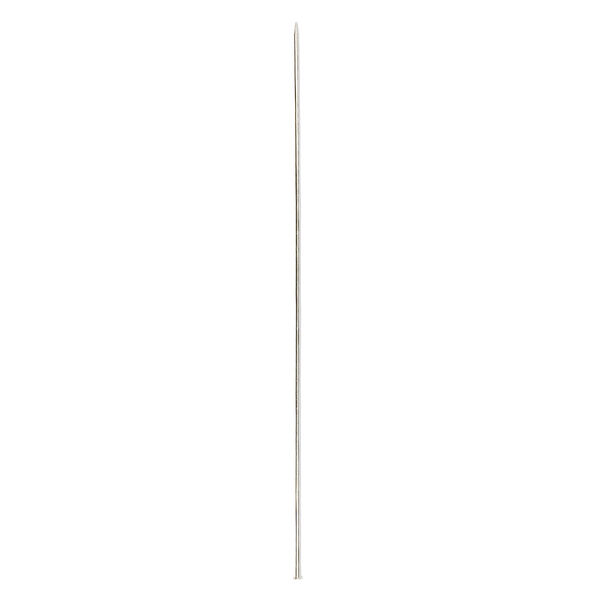 Stick pin, silver-finished brass, 5 inches, 18 gauge. Sold per pkg of 10. image number 0