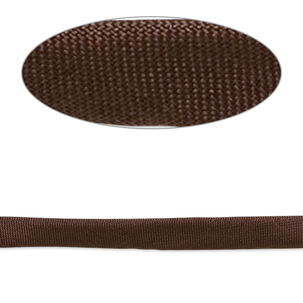 Cord, silk, brown, 4mm. Sold per pkg of 15 feet. image number 0