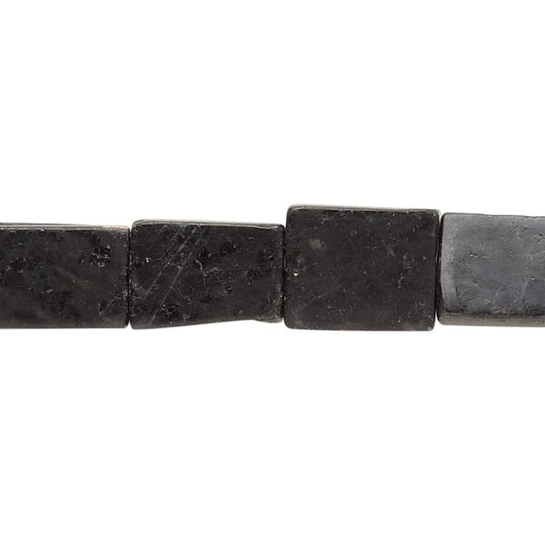 Hypersthene 1pkg1, flat rectangle bead natural 15 inch 11x7mm-13x9mm image number 0