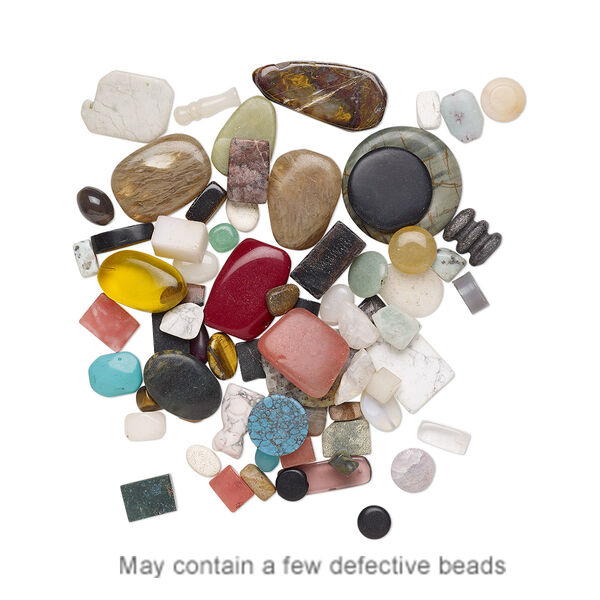 Multi-gemstone 1pkg1, mix component 1 lb mix 7mm-57x29mm image number 0
