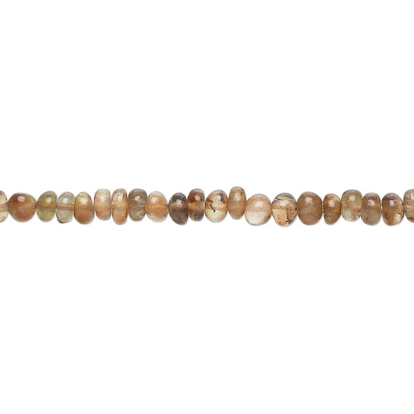 Andalusite 1pkg1, hand-cut rondelle bead natural B grade, 13 inch 3x2mm-4x3mm image number 0