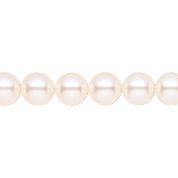 Pearl 250pk creamrose, Crystal Passions® 8mm round 5810 image number 0