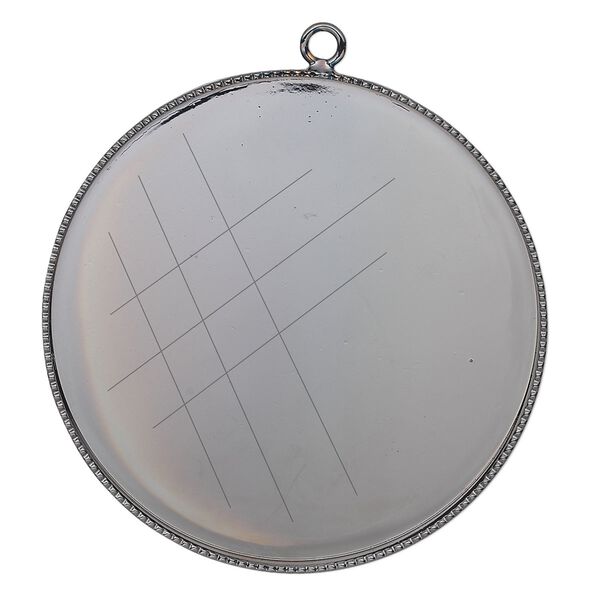 Focal, gunmetal-plated brass, 39mm round with beaded edge and 38mm round bezel setting. Sold per pkg of 2. image number 0