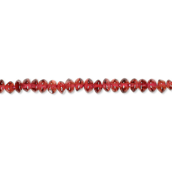 Garnet 1pkg1, hand-cut rondelle bead 15.5-16 inch 3x2mm image number 0