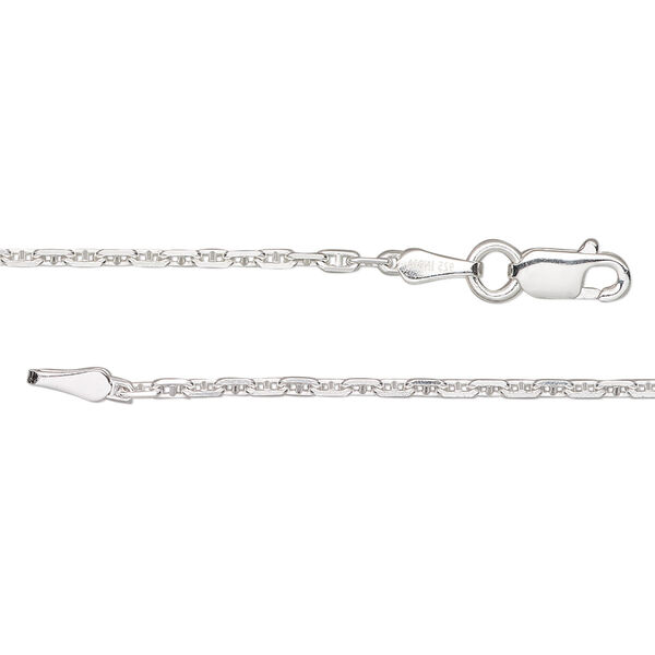 Chain, sterling silver, 1.6mm anchor, 20 inches with lobster claw clasp. Sold individually. image number 0