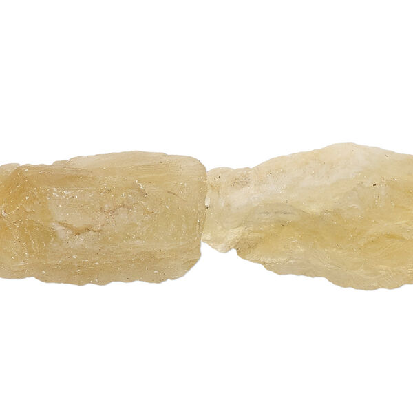 Bead, citrine (heated), medium rough nugget, Mohs hardness 7. Sold per 15-1/2" to 16" strand. image number 0