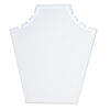 Display, chain and necklace, acrylic, white, 7-3/4 x 6-3/4 x 4 inches. Sold per pkg of 2. image number 0