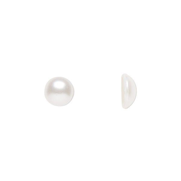 Cabochon 36pk crystal nacre, Crystal Passions® 7.07-7.27mm hotfix SS34 2080/4 image number 0