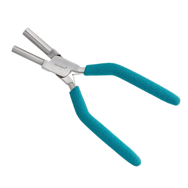 Pliers, Wubbers® Designer Mandrel, pkg/1, large bail-making, steel and rubber, 7.25 inches. image number 0