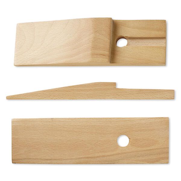 Replacement bench pin, wood, 8x2-inch rectangle with 5x2-inch working surface. Sold individually. image number 0