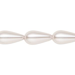 Pearl 1pk light pink, Celestial Crystal® 15x8mm teardrop 15.5-16 inch