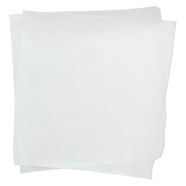 Non-stick sheet, Teflon®, white, 6-inch square. Sold per pkg of 2. image number 0