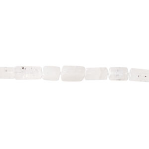 Rainbow moonstone 1pkg1, hand-cut square tube bead natural, 13 inch 5x4mm-8x5mm