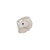 Bead 1pkg1 sterling silver, 22x11mm nugget, electroformed JBB Findings image number 1