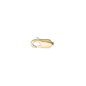 Clasp lobster claw 1pkg5 14Kt gold-filled, 12x4mm, 1-strand