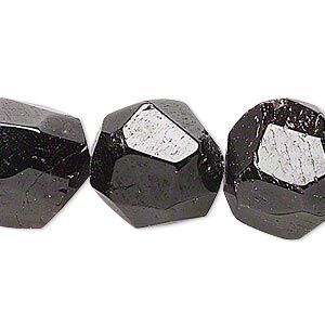 Garnet 1pkg1, faceted nugget bead 15 inch medium