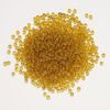 Bead, glass 1pkg4oz, translucent honey, 4mm round. image number 1