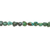 Turquoise 1pkg1, tumbled nugget bead, 15 inch small to large / blue-green image number 1