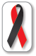 Black and Red Ribbon