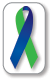 Blue and Green Ribbon