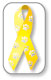 Yellow and Paws Ribbon