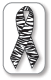 Zebra Stripe Ribbon