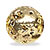 Gold-Coated Lava Rock
